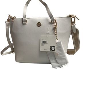 ANNE KLEIN Women’s White Handbag Multiple Straps 9X4X9 Coin purse NEW‎ WITH TAGS